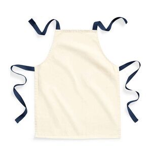 Westford Mill Childrens/Kids Crafting Full Apron / Natural/French Navy